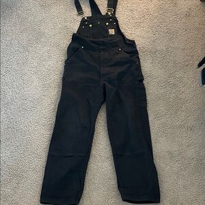 Carhartt Black Bib Overalls